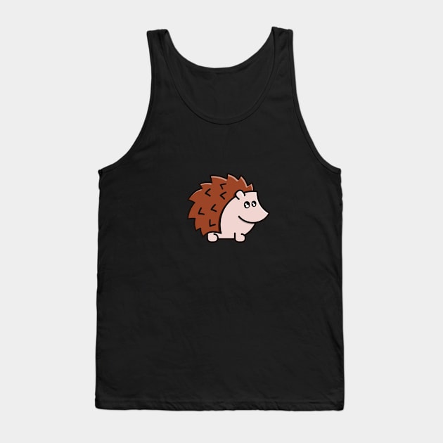 Cute kawaii hedgehog Tank Top by APDesign